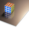 Placa de aluminio anodizado espejo 