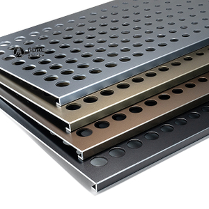 Eloxierte perforierte Aluminium-Vorhangfassadenpaneele