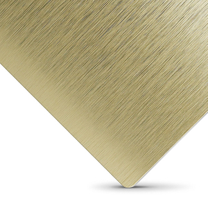 Geb&uuml;rstete eloxierte Aluminiumplatte