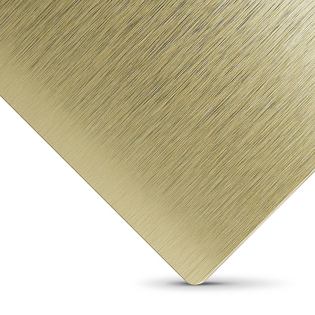 Geb&uuml;rstete eloxierte Aluminiumplatte