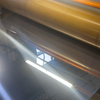 Rolle aus spiegeleloxiertem Aluminium